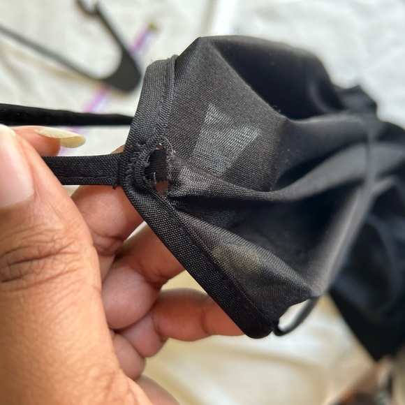 Pelia Fashions Black Long Mesh Slip Dress: Size Medium - Picture 2 of 3